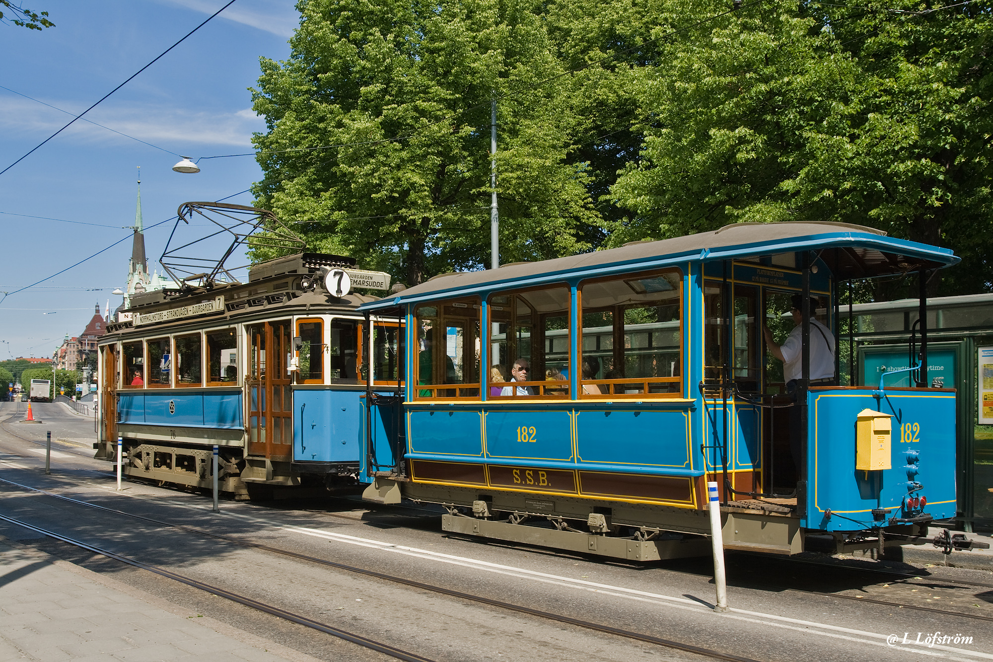 Stockholm-Old tram
