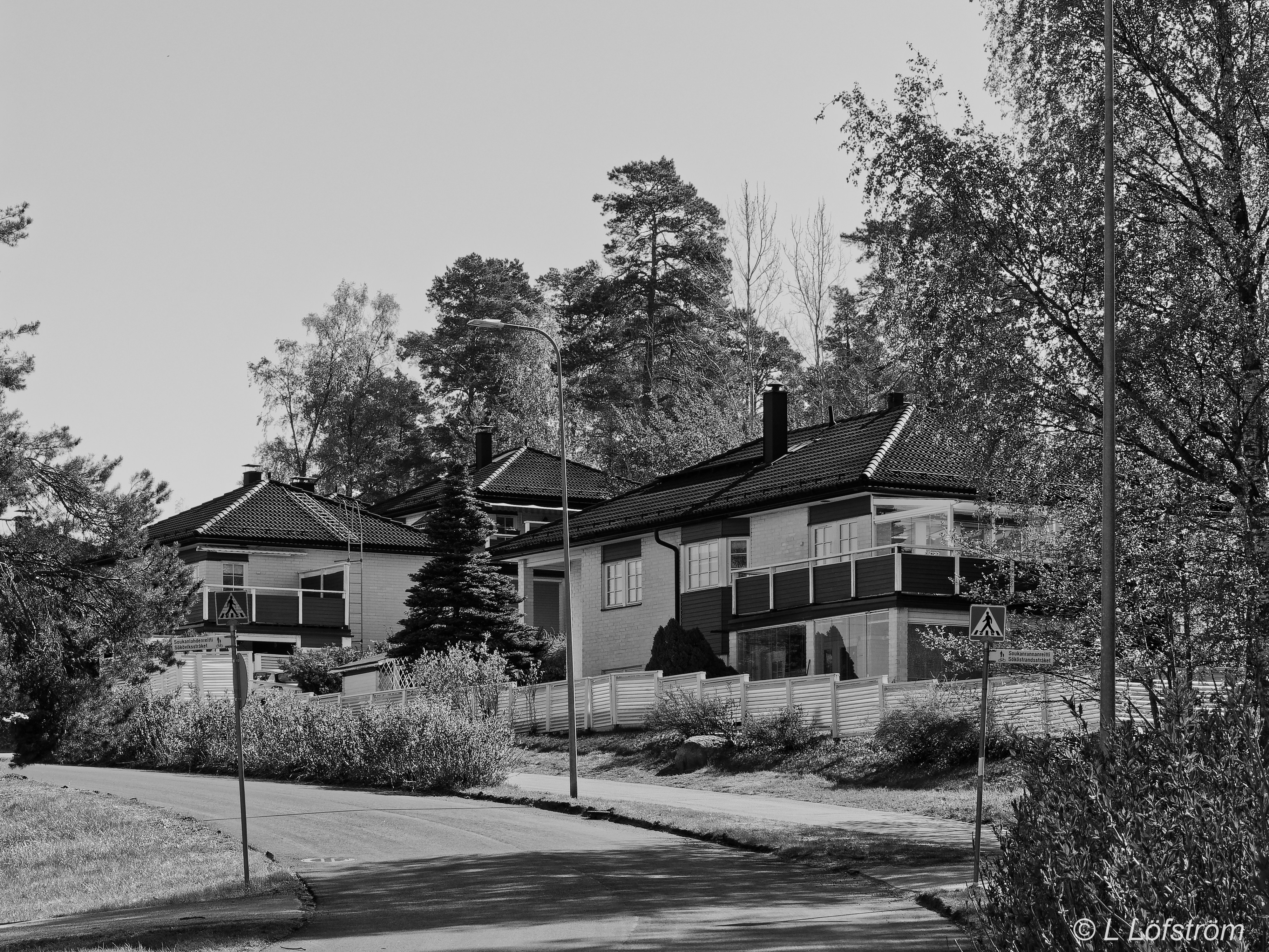 Espoo-Houses in Soukanlahdentie