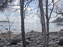 Lauttasaari beach in early spring, Helsinki - Last view 2023-03-24