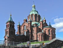 Uspenski Cathedral in Helsinki, the biggest orthodox church in western Europe (1862) - Last view 2023-05-13