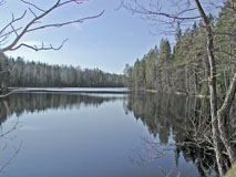 Halkolampi lake in April - Last view 2022-09-03
