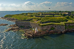 The fortress island Suomenlinna. Helsinki city is on the background. - Last view 2022-06-19