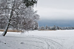 A view from Svinösund beach in winter - Last view 2021-11-24
