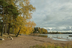 Svinö beach in October (Espoo Waterfront Walkway - Rantaraitti) - Last view 2022-07-13
