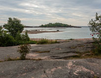 View towards sea just a few footsteps from East Harbour of Hanko - Last view 2021-11-24