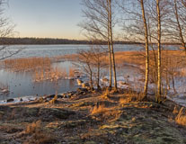 First ices in LaurinLahti (Espoo Waterfront Walkway - Rantaraitti) - Last view 2022-07-13