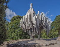 Sibelius monument sculptured  by Eila Hiltunen. Over 600 welded steel pipes. Height 8.5 m, weight 24 tons.  - Last view 2023-05-12
