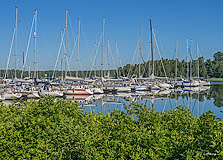 Summer morning in Klobben marina, Soukka - Last view 2022-08-18